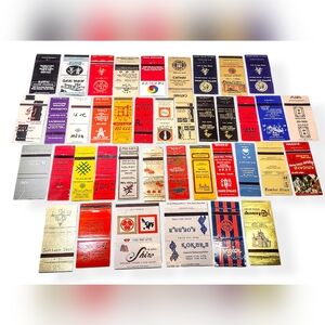 Vintage Matchbook Covers Advertising Lot Oriental Asian Restaurants 42 piece